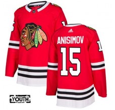 Dětské Dresy Chicago Blackhawks Artem Anisimov 15 Červená Authentic