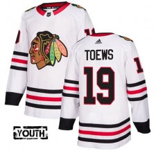 Dětské Dresy Chicago Blackhawks Jonathan Toews 19 Bílá Authentic