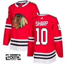 Dětské Dresy Chicago Blackhawks Patrick Sharp 10 Červená Authentic
