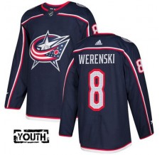 Dětské Dresy Columbus Blue Jackets Zach Werenski 8 Navy Authentic