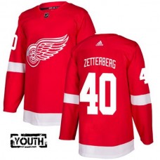 Dětské Dresy Detroit Red Wings Henrik Zetterberg 40 Červená Authentic