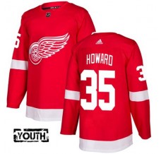 Dětské Dresy Detroit Red Wings Jimmy Howard 35 Červená Authentic