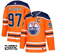 Dětské Dresy Edmonton Oilers Connor McDavid 97 Oranžová Authentic