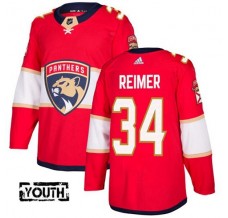 Dětské Dresy Florida Panthers James Reimer 34 Červená Authentic
