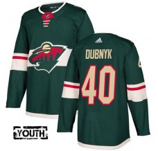 Dětské Dresy Minnesota Wild Devan Dubnyk 40 Zelená Authentic