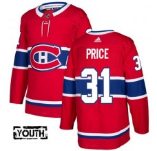 Dětské Dresy Montreal Canadiens Carey Price 31 Červená Authentic