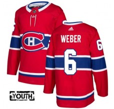 Dětské Dresy Montreal Canadiens Shea Weber 6 Červená Authentic