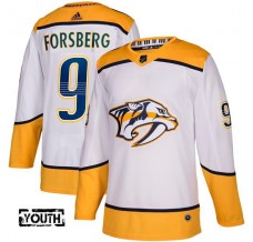 Dětské Dresy Nashville Predators Filip Forsberg 9 2018-19 Bílá Authentic