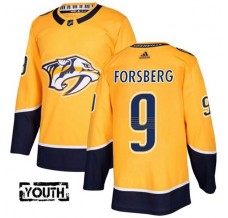 Dětské Dresy Nashville Predators Filip Forsberg 9 Zlatá Authentic