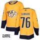 Dětské Dresy Nashville Predators P.K Subban 76 Zlatá Authentic