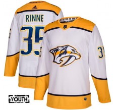 Dětské Dresy Nashville Predators Pekka Rinne 35 2018-19 Bílá Authentic