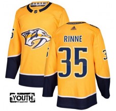 Dětské Dresy Nashville Predators Pekka Rinne 35 Zlatá Authentic