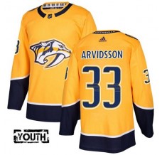Dětské Dresy Nashville Predators Viktor Arvidsson 33 Zlatá Authentic