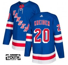 Dětské Dresy New York Rangers Chris Kreider 20 Modrá Authentic