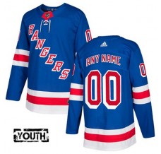 Dětské Dresy New York Rangers Customized Modrá Authentic