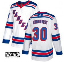 Dětské Dresy New York Rangers Henrik Lundqvist 30 Bílá Authentic
