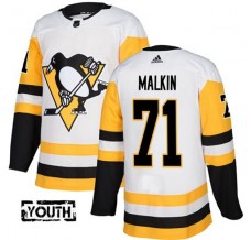 Dětské Dresy Pittsburgh Penguins Evgeni Malkin 71 Bílá Authentic