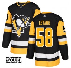 Dětské Dresy Pittsburgh Penguins Kris Letang 58 Černá Authentic