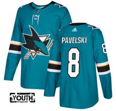Dětské Dresy San Jose Sharks Joe Pavelski 8 Teal Authentic
