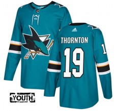 Dětské Dresy San Jose Sharks Joe Thornton 19 Teal Authentic