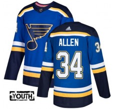 Dětské Dresy St. Louis Blues Jake Allen 34 Modrá Authentic