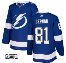 Dětské Dresy Tampa Bay Lightning Erik Cernak 81 Modrá Authentic