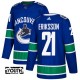 Dětské Dresy Vancouver Canucks Loui Eriksson 21 Modrá Authentic
