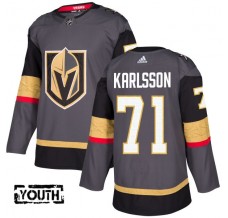 Dětské Dresy Vegas Golden Knights William Karlsson 71 2018-19 Šedá Authentic