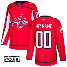Dětské Dresy Washington Capitals Customized Červená Authentic