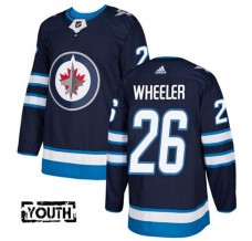 Dětské Dresy Winnipeg Jets Blake Wheeler 26 Navy Authentic