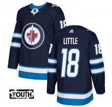 Dětské Dresy Winnipeg Jets Bryan Little 18 Navy Authentic