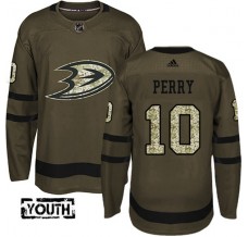 Dětský Dres Anaheim Ducks Corey Perry 10 Maskáčová Zelená Authentic