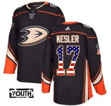 Dětský Dres Anaheim Ducks Ryan Kesler 17 USA Flag Fashion Černá Authentic