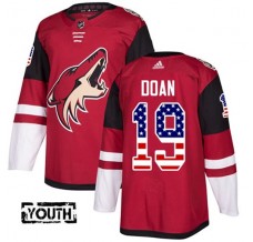 Dětský Dres Arizona Coyotes Shane Doan 19 USA Flag Fashion Červená Authentic