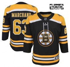 Dětský Dres Boston Bruins Brad Marchand 63 Černá Premier Domácí