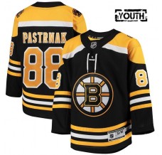 Dětský Dres Boston Bruins David Pastrnak 88 Černá Premier Domácí