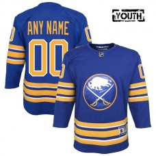 Dětský Dres Buffalo Sabres Custom Královská Modrá Premier Domácí
