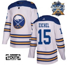 Dětský Dres Buffalo Sabres Jack Eichel 15 2018 Winter Classic Patch Bílá Authentic