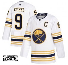 Dětský Dres Buffalo Sabres Jack Eichel 9 2019 50th Season Captain Patch Bílá Authentic