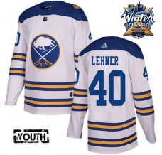 Dětský Dres Buffalo Sabres Robin Lehner 40 2018 Winter Classic Patch Bílá Authentic