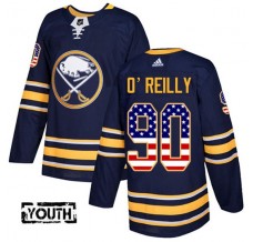 Dětský Dres Buffalo Sabres Ryan O'Reilly 90 USA Flag Fashion Námořnická Modrá Authentic
