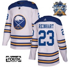 Dětský Dres Buffalo Sabres Sam Reinhart 23 2018 Winter Classic Patch Bílá Authentic