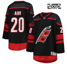Dětský Dres Carolina Hurricanes Sebastian Aho 20 Černá Premier Domácí