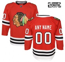 Dětský Dres Chicago Blackhawks Custom Červená Premier Domácí