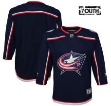 Dětský Dres Columbus Blue Jackets Blank Námořnická Modrá Premier Domácí