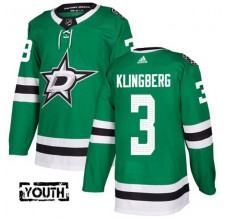 Dětský Dres Dallas Stars John Klingberg 3 Svěže Zelená Authentic