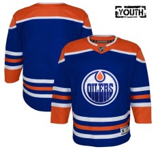 Dětský Dres Edmonton Oilers Blank Královská Modrá Premier Domácí
