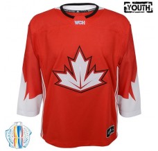 Dětský Dres Kanada Blank 2016 World Cup of Hockey Červená Authentic