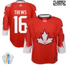 Dětský Dres Kanada Jonathan Toews 16 2016 World Cup of Hockey Červená Authentic