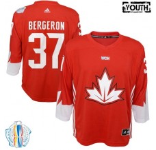 Dětský Dres Kanada Patrice Bergeron 37 2016 World Cup of Hockey Červená Authentic